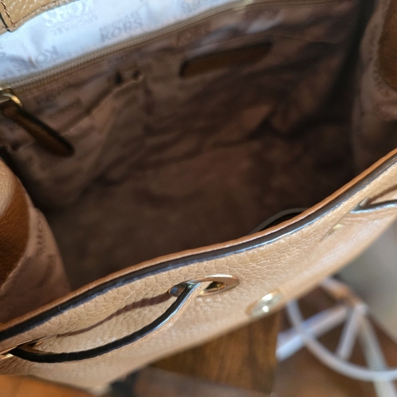 Michael Kors Brown Leather Tassel Backpack main image 10